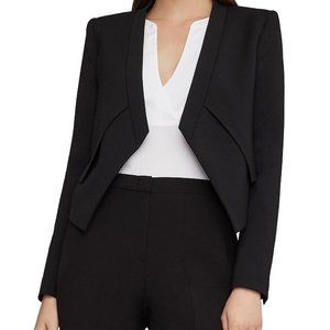 BCBG MaxAzria Black Asymmetric Blazer Size XXS